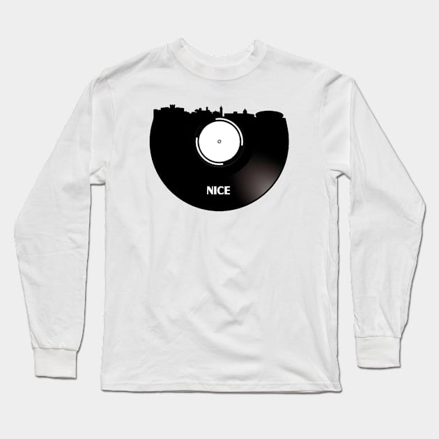 Nice Vinyl Long Sleeve T-Shirt by Ferrazi